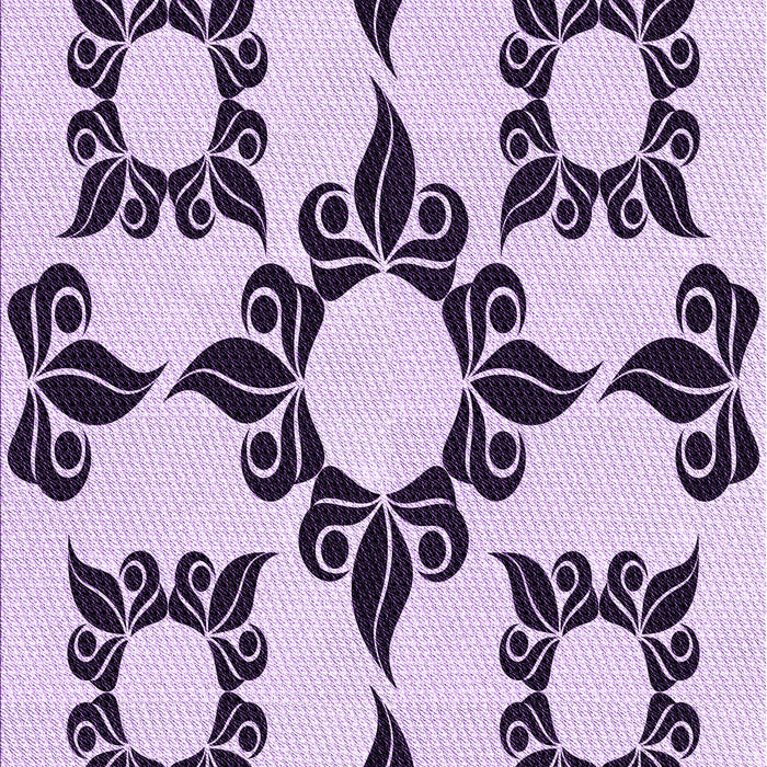 Patterned Purple Rug, pat216pur