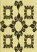 Patterned Oak Brown Rug, pat216yw