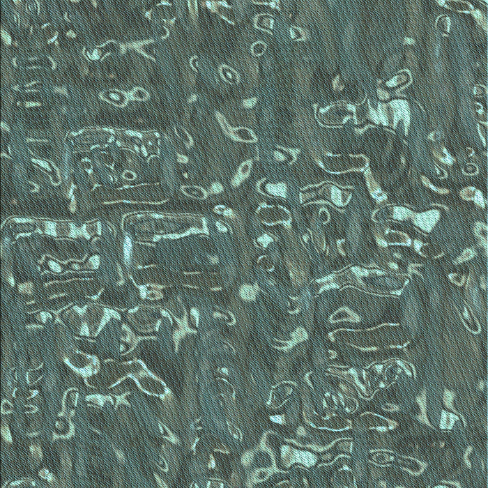 Machine Washable Transitional Cadet Blue Green Rug, wshpat2160lblu