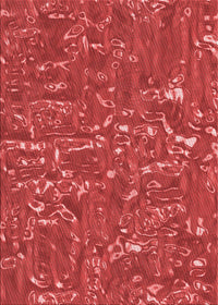 Machine Washable Transitional Red Rug, wshpat2160rd