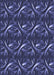 Patterned Midnight Blue Rug, pat2161blu