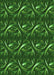 Patterned Deep Emerald Green Rug, pat2161grn