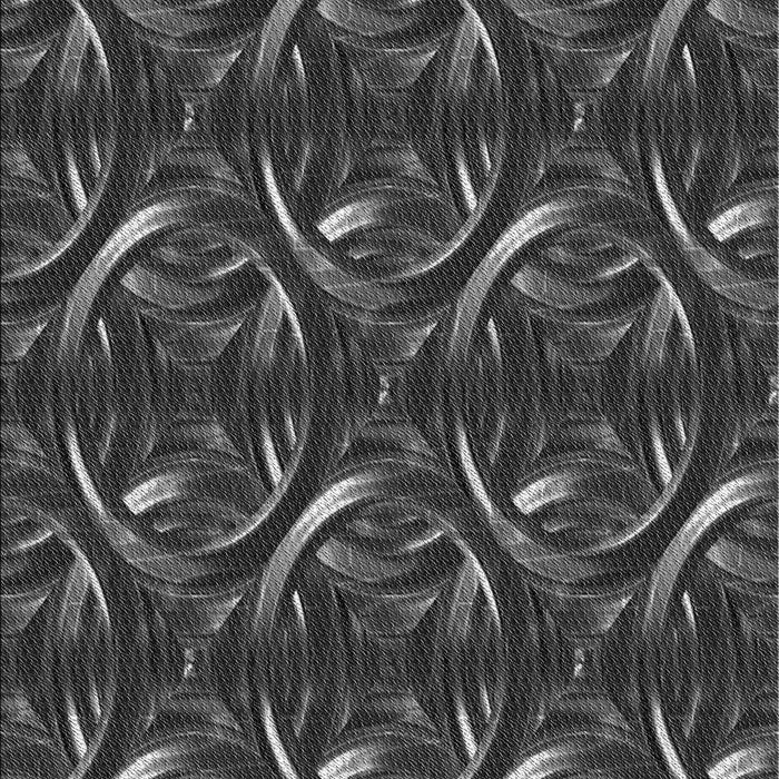 Patterned Charcoal Black Rug, pat2161gry