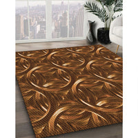 Patterned Red Rug, pat2161org