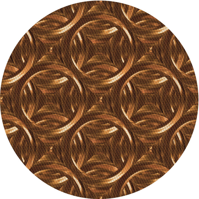 Square Patterned Red Rug, pat2161org