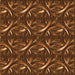 Round Patterned Red Rug, pat2161org