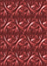 Machine Washable Transitional Red Rug, wshpat2161rd