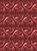 Patterned Red Rug, pat2161rd