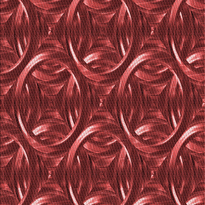 Patterned Red Rug, pat2161rd
