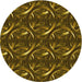 Square Patterned Red Rug, pat2161yw