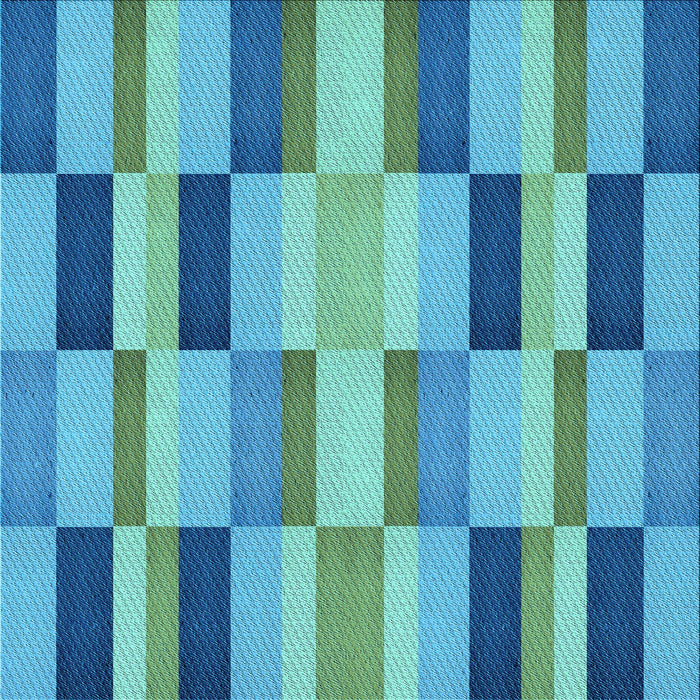 Round Machine Washable Transitional Blue Rug, wshpat2162lblu