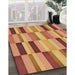 Machine Washable Transitional Red Rug in a Family Room, wshpat2162org