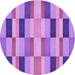 Square Patterned Violet Purple Rug, pat2162pur