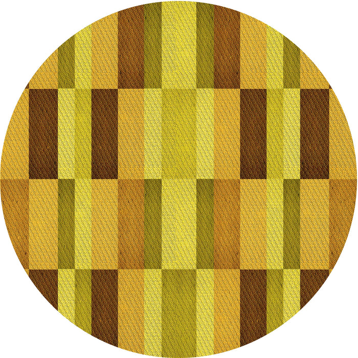 Square Machine Washable Transitional Dark Bisque Brown Rug in a Living Room, wshpat2162yw