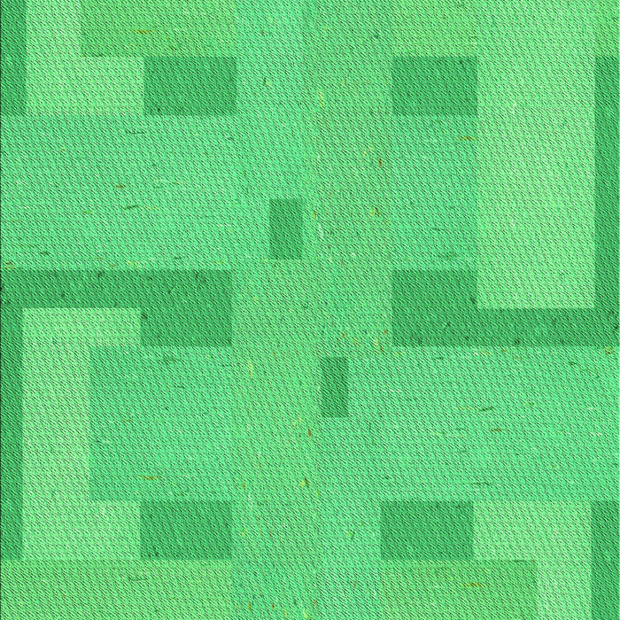 Machine Washable Transitional Neon Green Rug, wshpat2163grn