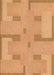 Patterned Orange Rug, pat2163org