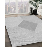 Patterned Dark Gray Rug, pat2165gry