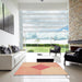 Machine Washable Transitional Orange Rug in a Kitchen, wshpat2165org