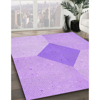 Patterned Purple Rug, pat2165pur