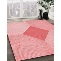 Patterned Pink Rug, pat2165rd