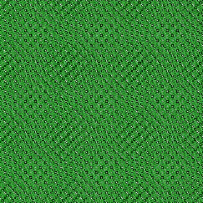 Round Machine Washable Transitional Green Rug, wshpat2166grn