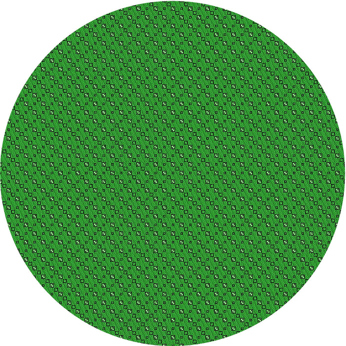 Square Machine Washable Transitional Green Rug in a Living Room, wshpat2166grn