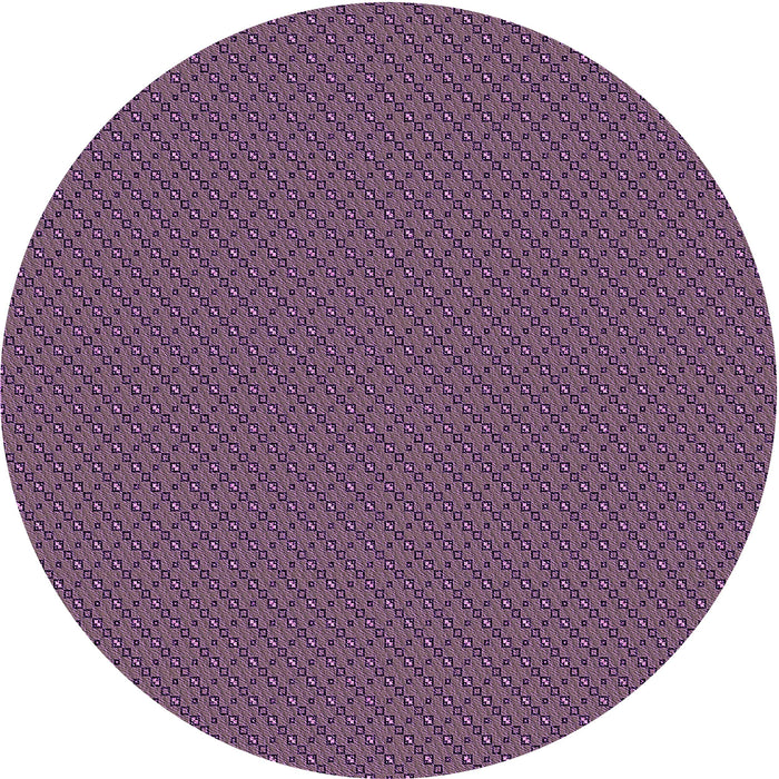 Square Patterned Orchid Purple Rug, pat2166pur