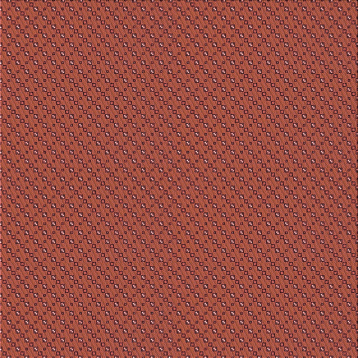 Round Patterned Bright Orange Rug, pat2166rd