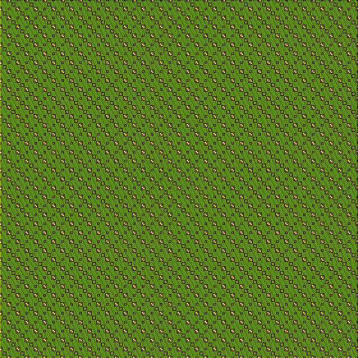 Round Patterned Green Rug, pat2166yw