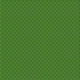 Square Patterned Deep Emerald Green Novelty Rug, pat2166