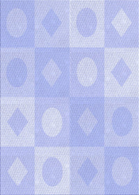 Machine Washable Transitional Blue Rug, wshpat2168blu