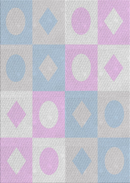 Machine Washable Transitional Lavender Purple Rug, wshpat2168