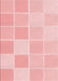 Patterned Pastel Red Pink Rug, pat2169rd