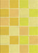 Patterned Neon Yellow Rug, pat2169yw