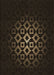 Patterned Black Rug, pat217brn