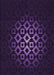 Patterned Deep Purple Rug, pat217pur