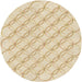 Square Patterned Golden Blonde Gold Rug, pat2170brn