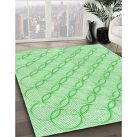 Patterned Green Rug, pat2170grn