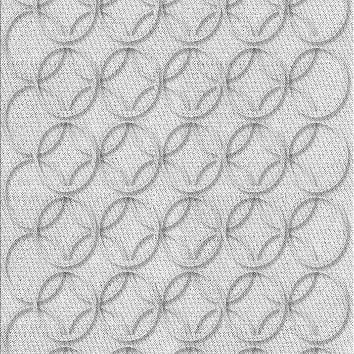 Patterned Platinum Gray Rug, pat2170gry