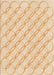 Patterned Golden Blonde Gold Rug, pat2170org