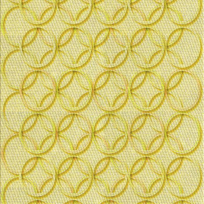 Patterned Golden Brown Yellow Rug, pat2170yw