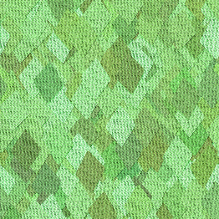 Machine Washable Transitional Emerald Green Rug, wshpat2171grn