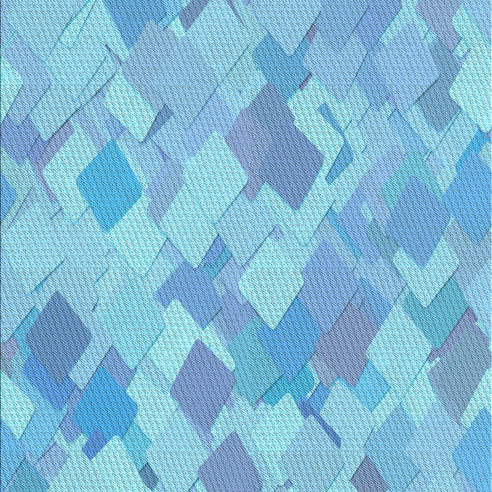 Machine Washable Transitional Blue Rug, wshpat2171lblu