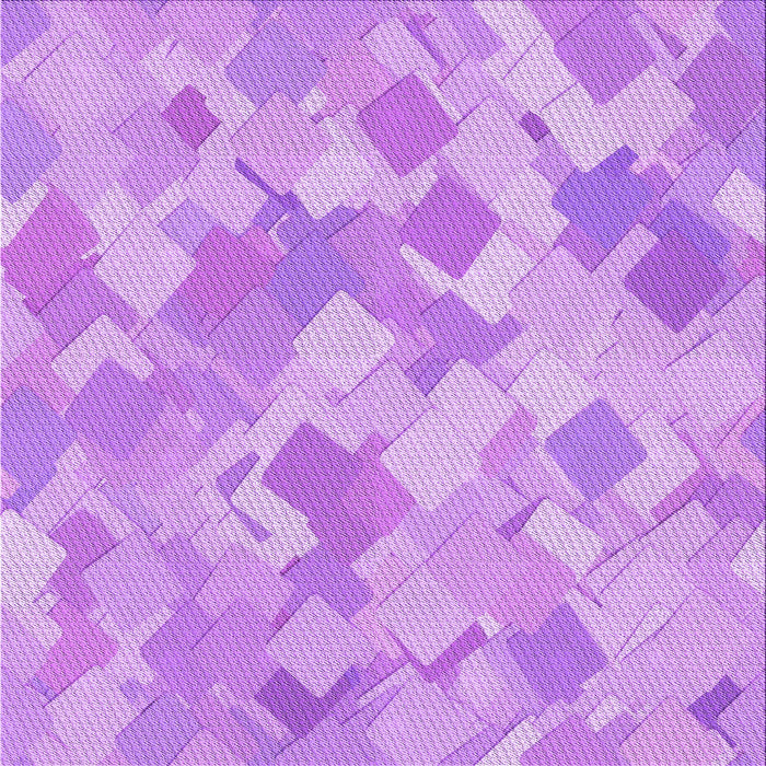 Round Patterned Pastel Purple Pink Rug, pat2171pur