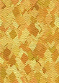 Machine Washable Transitional Gold Yellow Rug, wshpat2171yw