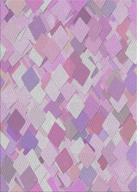 Machine Washable Transitional Periwinkle Pink Rug, wshpat2171