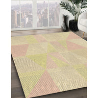 Patterned Brown Sand Brown Rug, pat2172brn