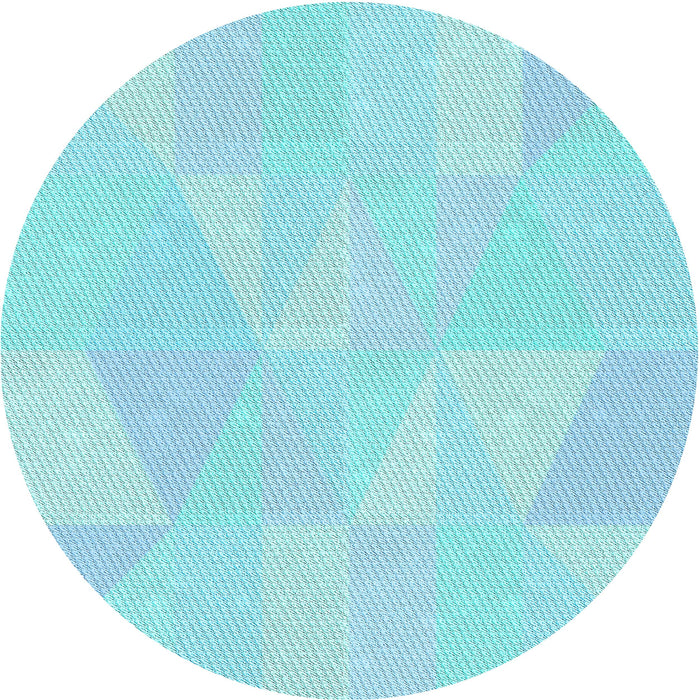 Square Machine Washable Transitional Diamond Blue Rug in a Living Room, wshpat2172lblu