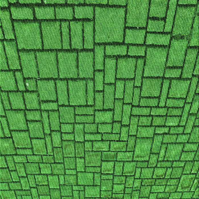 Patterned Green Rug, pat2173grn