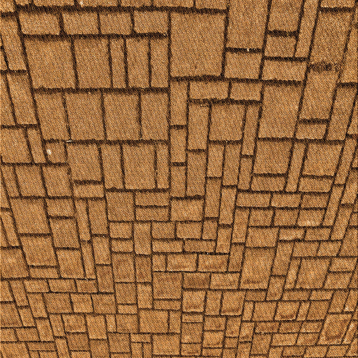 Patterned Saddle Brown Rug, pat2173org